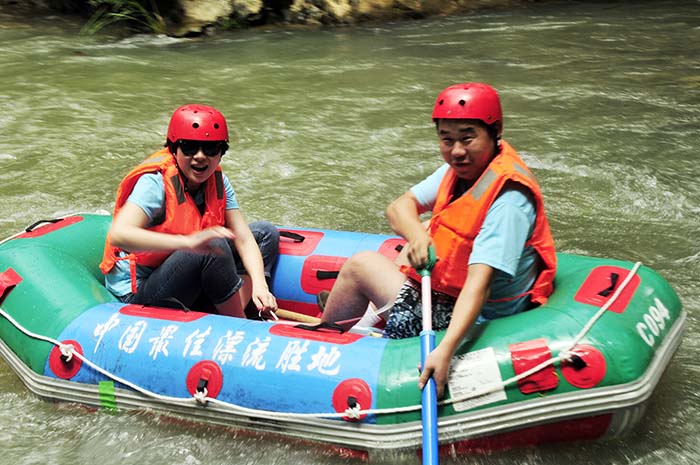 2014年 中国最佳漂流胜地――大围山峡谷漂流